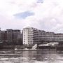 Views of Chelsea Harbour and Lots Road from Battersea