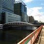 Views of Canary Wharf from Billingsgate Market
