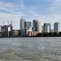 Views of Canary Wharf from the Thames