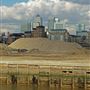 Views of Canary Wharf from Deptford Creek