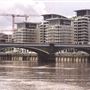 Views of Chelsea Harbour and Lots Road from Battersea