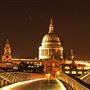 St Paul's Cathedral at night