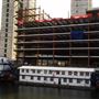 Views of Canary Wharf from Billingsgate Market