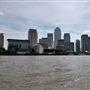 Views of Canary Wharf from the Thames