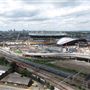 Views of the Queen Elizabeth Olympic Park from Dennison Point
