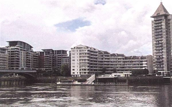 Views of Chelsea Harbour and Lots Road from Battersea (01/05/2019)