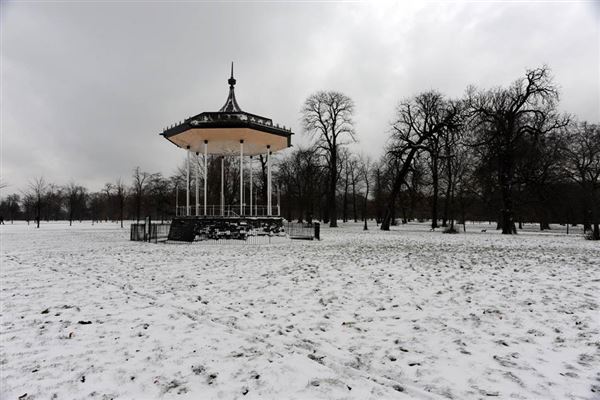 Kensington Gardens in the snow (01/05/2019)