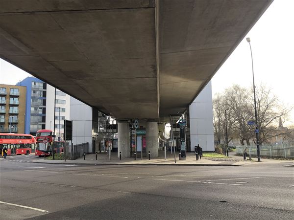 Deptford Bridge DLR Station (26/01/2024 - Credits: Yu-Ting Tseng)