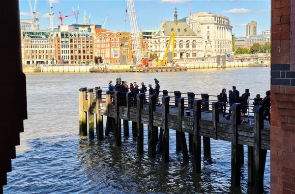 Observation Point on South Bank Riverside Walkway (28/02/2025)
