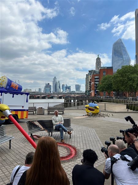 Observation Point on South Bank Riverside Walkway (28/02/2025)