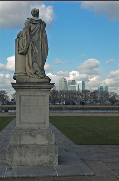 Views of Canary Wharf from Greenwich (01/05/2019)