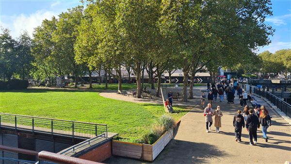 Observation Point on South Bank Riverside Walkway (28/02/2025)