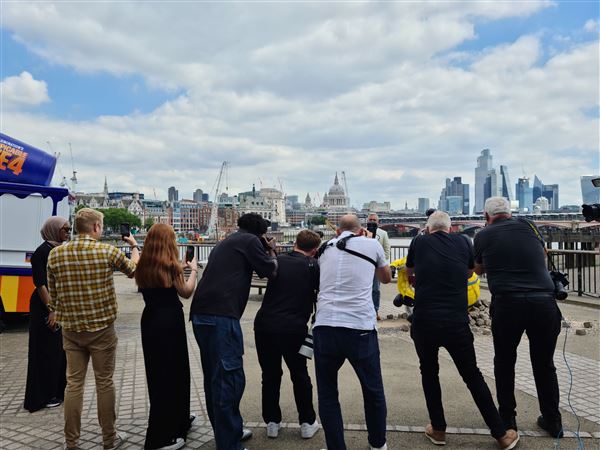 Observation Point on South Bank Riverside Walkway (28/02/2025)