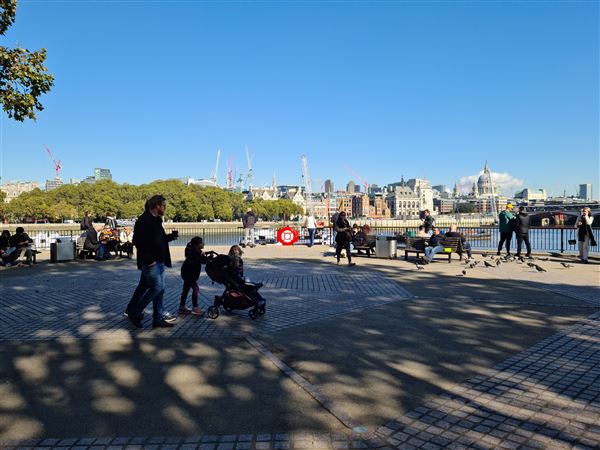 Observation Point on South Bank Riverside Walkway (28/02/2025)