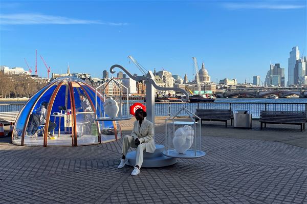 Observation Point on South Bank Riverside Walkway (28/02/2025)
