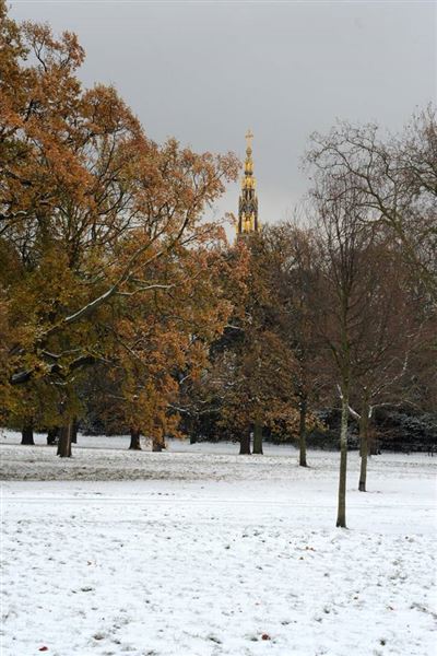 Kensington Gardens in the snow (01/05/2019)
