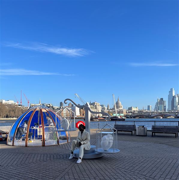 Observation Point on South Bank Riverside Walkway (28/02/2025)