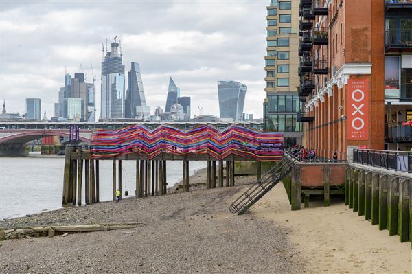 Observation Point on South Bank Riverside Walkway (28/02/2025)