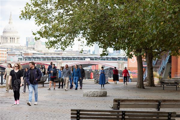 Observation Point on South Bank Riverside Walkway (28/02/2025)