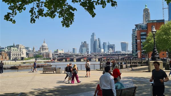 Observation Point on South Bank Riverside Walkway (14/11/2025)