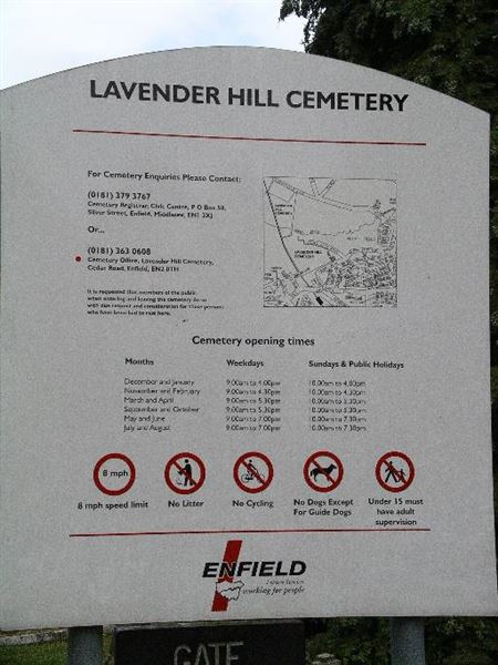 Lavender Hill Cemetery (01/05/2019)