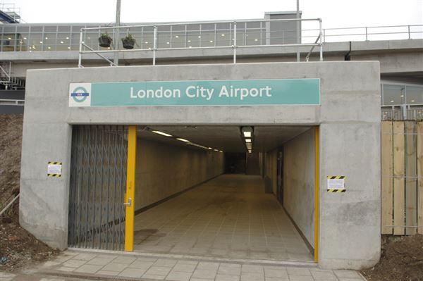 London City Airport DLR Station (01/05/2019)