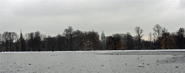 Kensington Gardens in the snow (01/05/2019)