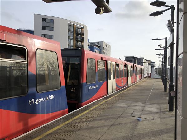 Deptford Bridge DLR Station (26/01/2024 - Credits: Yu-Ting Tseng)