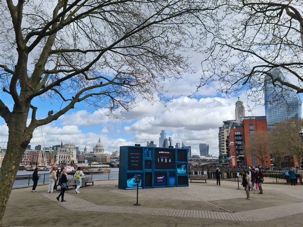 Observation Point on South Bank Riverside Walkway (28/02/2025)