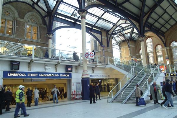 Liverpool Street Underground Station (01/05/2019)