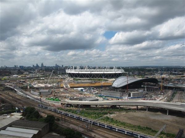 Views of the Queen Elizabeth Olympic Park from Dennison Point (01/05/2019)