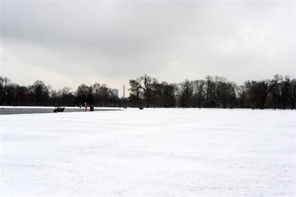 Kensington Gardens in the snow (01/05/2019)