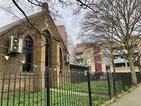All Saints Church, New Cross - All Saints Hatcham Community Centre (side from Eckington Gardens) (04/03/2024 - Credits: Yu-Ting Tseng)