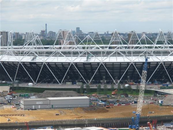 Views of the Queen Elizabeth Olympic Park from Dennison Point (01/05/2019)