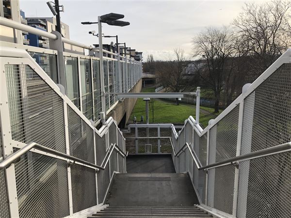 Deptford Bridge DLR Station (26/01/2024 - Credits: Yu-Ting Tseng)