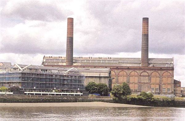 Views of Chelsea Harbour and Lots Road from Battersea (01/05/2019)