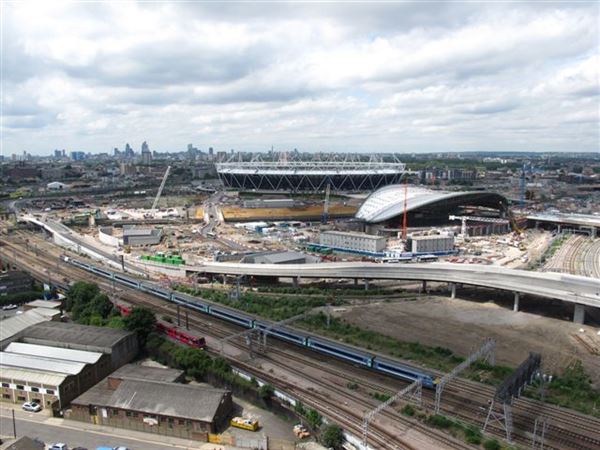 Views of the Queen Elizabeth Olympic Park from Dennison Point (01/05/2019)