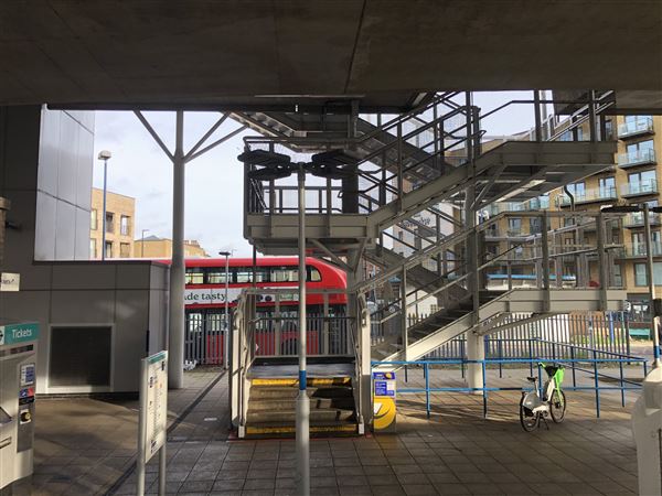 Deptford Bridge DLR Station (26/01/2024 - Credits: Yu-Ting Tseng)