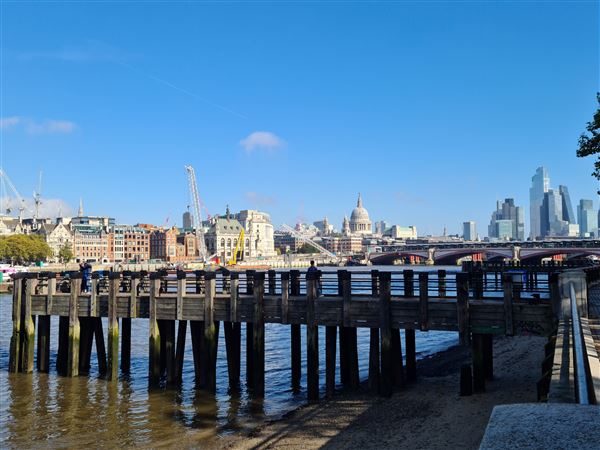 Observation Point on South Bank Riverside Walkway (28/02/2025)
