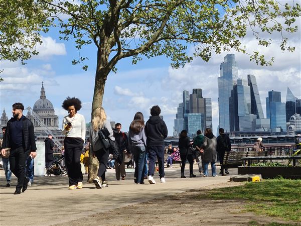 Observation Point on South Bank Riverside Walkway (14/11/2025)
